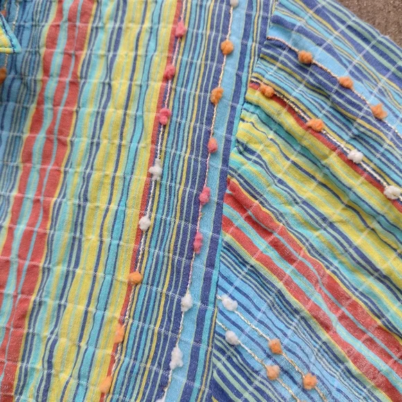 Coldwater Creek Colorful Textured Zip Jacket Lightweight Boho 1X - Picture 6 of 10